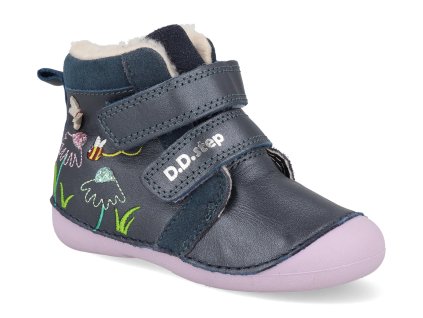 W015 52997B detske zimni boty d d step w015 52997b modre 1