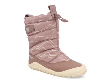 165538 04 barefoot detske zimni boty vivobarefoot tracker boot at kids twilight mauve 1