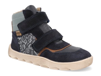 41085 532 barefoot detske kotnikove boty develab midcut sneak 2velcro leath forest 2025 1