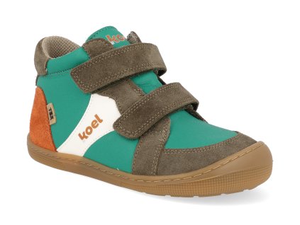 07T046.12K 305 barefoot detske kotnikove boty koel dari tex cotton green 1