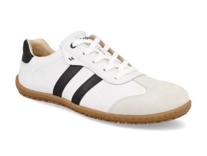 25X001.131 801 barefoot panske tenisky koel ilo napa suede off white black 1