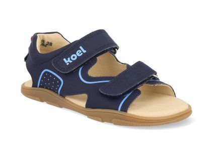 14M001.501 110 barefoot detske sandaly koel ova ii leather blue 1