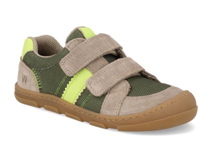 15W005.50K 350 barefoot detske tenisky koel kobi w fabrics 3 0 khaki 1