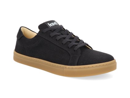 33L001.508 000 barefoot damske platenky koel hazel canvas black 1