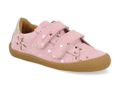 47046 459 barefoot detske tenisky develab firststep soft shoe velcro pink fantasy 1