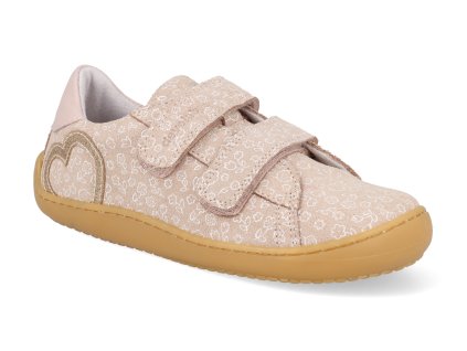 47052 479 barefoot detske tenisky develab low cut shoe 2velcro old pink fantasy 1