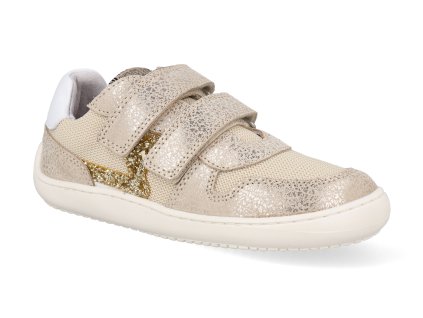 47164 299 barefoot detske tenisky develab unisex lw ct snkr 2velcro beige combi fantasy 1