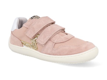47164 479 barefoot detske tenisky develab unisex lw ct snkr 2velcro old pink fantasy 1