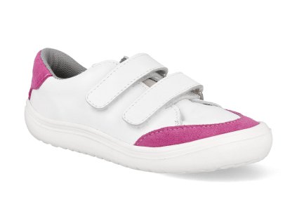1150 0168 75 barefoot detske tenisky jonap joy white pink 1