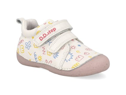 S015 61675 detske kotnikove boty d d step s015 61675 bilo ruzove 1