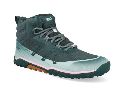 TMXW SMSU barefoot damske pohorky xero shoes scrambler trail mid wp sea moss surf spray 1