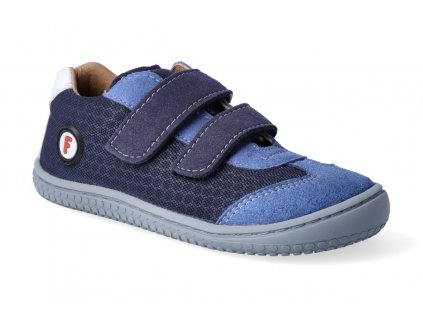 Filii Barefoot LEGUAN vegan velcro textile ocean sky M 3