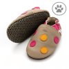 liliputi soft paws baby shoes polka dots pink 4264