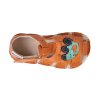 barefoot sandalky orto palm oranzove s trakturkem 1
