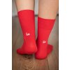 2222 6 barefoot ponozky cervene size large v 1
