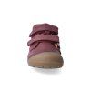 barefoot kotnikova obuv bundgaard petit velcro plum 3