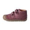 barefoot kotnikova obuv bundgaard petit velcro plum 4