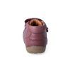 barefoot kotnikova obuv bundgaard petit velcro plum 6