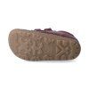 barefoot kotnikova obuv bundgaard petit velcro plum 7