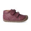 barefoot kotnikova obuv bundgaard petit velcro plum 1