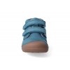 barefoot kotnikova obuv bundgaard petit velcro petrol 4