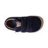 Barefoot kotníková obuv Koel - Korkid velour dark blue