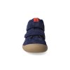 barefoot kotnikova obuv koel4kids plus velour dark blue 3