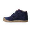 barefoot kotnikova obuv koel4kids plus velour dark blue 4