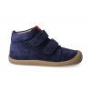 barefoot kotnikova obuv koel4kids plus velour dark blue 1