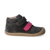 barefoot kotnikova obuv koel4kids plus velour carbon fuchsia 1