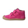 barefoot kotnikova obuv koel4kids korkid velour fuchsia 4