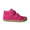 barefoot kotnikova obuv koel4kids korkid velour fuchsia 1