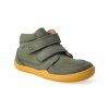 barefoot kotnikova obuv blifestyle loris velcro moosgrun 2