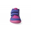 barefoot kotnikova obuv blifestyle loris velcro cranberry ocean 4