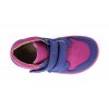 barefoot kotnikova obuv blifestyle loris velcro cranberry ocean 1