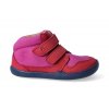 barefoot kotnikova obuv blifestyle loris velcro pink berry 1