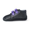 barefoot kotnikova obuv s membranou beda dark violette 4