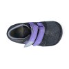barefoot kotnikova obuv s membranou beda dark violette 8