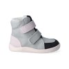 barefoot zimni obuv s membranou baby bare febo winter grey pink asfaltico 2 1