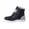 barefoot zimni obuv s membranou baby bare febo winter black sparkle 5