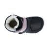 barefoot zimni obuv s membranou baby bare febo winter black sparkle 1