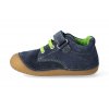 barefoot kotnikova obuv lurchi farino suede navy 4