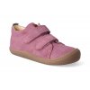 barefoot tenisky koel4kids korkid velour pink 3