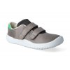 barefoot tenisky bundgaard benjamin velcro dark grey ws 2