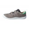 barefoot tenisky bundgaard benjamin velcro dark grey ws 4