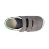 barefoot tenisky bundgaard benjamin velcro dark grey ws 8