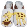 Chaussons cuir Girafe Front 1
