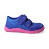 barefoot tenisky baby bare febo sneakers navy pink 1