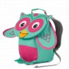 Batůžek pro nejmenší Affenzahn Olivia Owl small - turquoise