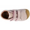 kotnikova barefoot obuv bundgaard petit velcro old rose 7